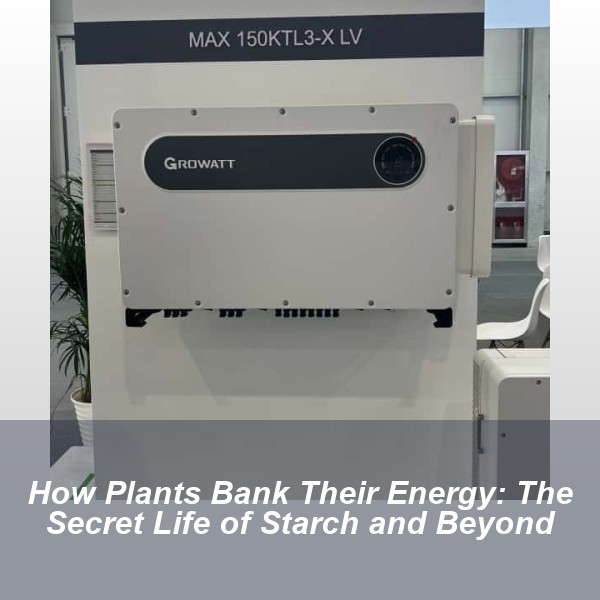 How Plants Bank Their Energy: The Secret Life of Starch and Beyond